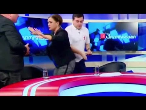 Candidates hurl insults and glasses during debate