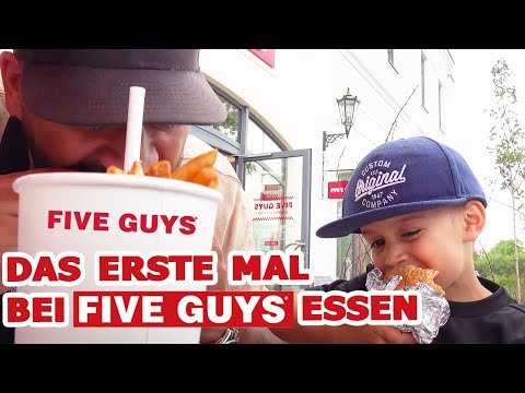 Papa & Sohn (2) DAS ERSTE MAL BEI FIVE GUYS ESSEN