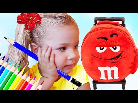 Roma and Diana pretend play School, Funny videos for children and toddlers by Kids Diana Show