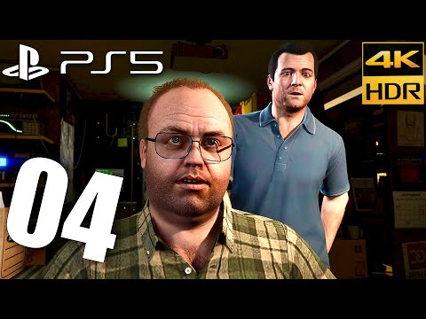 GTA 5 Enhanced Gameplay Walkthrough Part 4 ULTRA REALISTIC | PS5 4K 60FPS HDR |