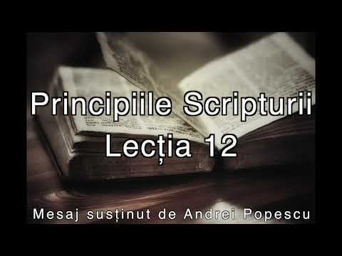 Scripture Principles - Lesson 12 - Reconciliation