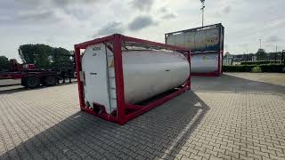 Consani 20FT ISO / 24.980L / 1-COMP. / UN PORTABLE / T11 / 22K5 / ADR/CS 20ft tank container for sale - Image 4 | Autoline BW Consani 20FT ISO / 24.980L / 1-COMP. / UN PORTABLE / T11 / 22K5 / ADR/CS 20ft tank container | Image 4 - Autoline