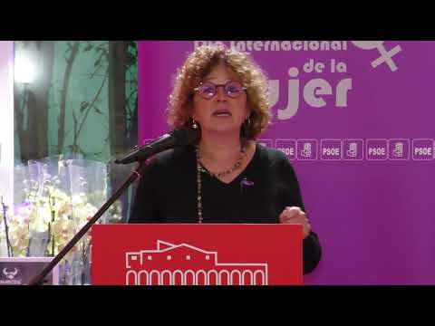 Intervención de la consellera, Josefina Bueno, en la Cena por la Igualdad del PSOE Elx