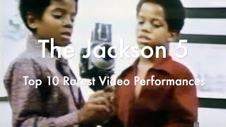 Video thumbnail of "THE JACKSON FIVE - 10 Rarest Video Performances"