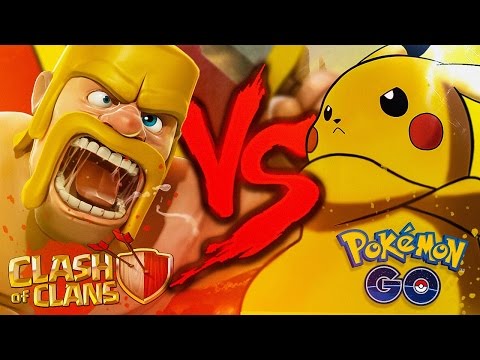 Video thumbnail for Pokémon GO VS. Clash of Clans