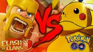 Pokémon GO VS. Clash of Clans | Duelo de Titãs