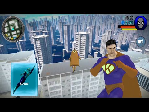 Power Spider Hero 2 - SuperMan Can Fly - Superheroes Parody - Android Gameplay #19