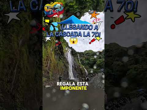 ¿LA CASCADA MÁS IMPRESIONANTE DE BOYACÁ? 💦 Cascada La 70 #shorts
