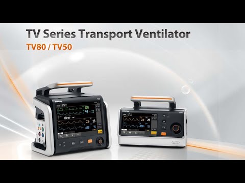 Adult & Pediatric Portable Transport Ventilator TV50, Weight: 3-5 kg, Tidal Volume: 4-1500 video by U North
