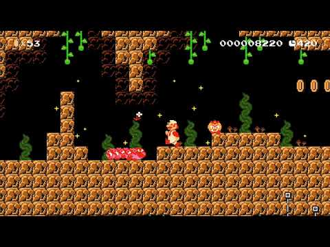 Search for the Swamp Fortress by nabuz - Super Mario Maker 2 - No Commentary 1bz