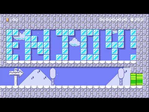 Melting Ice Run by Buritobob 🍄 Super Mario Maker 2 #ahc 😶 No Commentary
