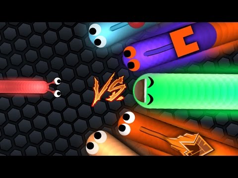 Slither.io 1 TINY SNAKE VS TOP PLAYERS | REVENGE GAMEPLAY