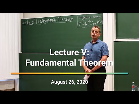 Tropical Geometry - Lecture 5 - Fundamental Theorem | Bernd Sturmfels
