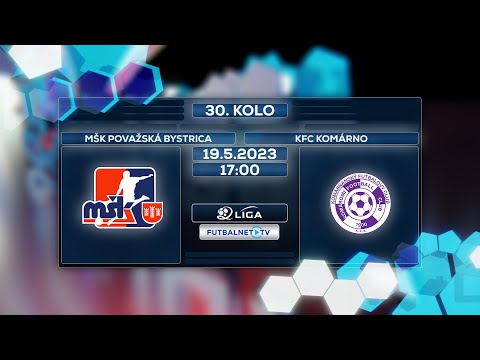 2.liga 2022/2023 30.kolo: MŠK Považská Bystrica - KFC Komárno (zostrih)