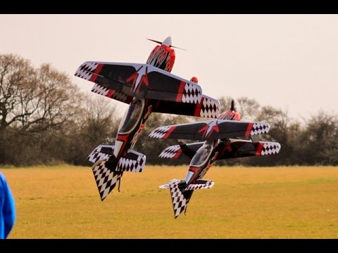 HANGAR 9 P-3 REVOLUTIONS X 2 EXTREME 3D RC HORIZON DISPLAY TEAM - AZZA & SONNY - STOWE MARIES - 2016