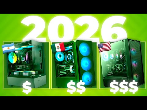 ¡3 PRESUPUESTOS de PC GAMER PARA 2026! (GAMA BAJA, MEDIA y ALTA)
