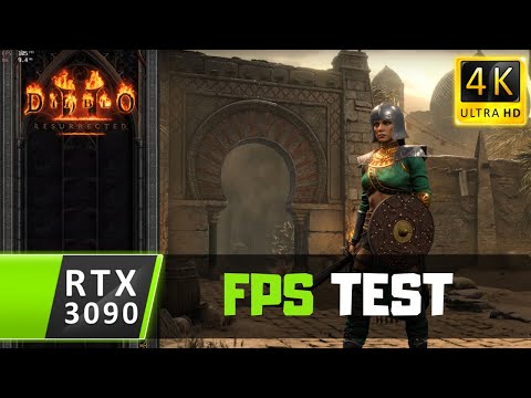 RTX 3090 FPS test - Diablo 2 Resurrected 4K gameplay (Closed BETA)