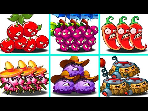 Random 6 Best ONCE & BOMB Plants Battlez - Who Will Win? - PvZ 2 Plant Vs Plant