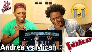 The Voice 2017 Battle - Andrea Thomas vs. Micah Tryba: 