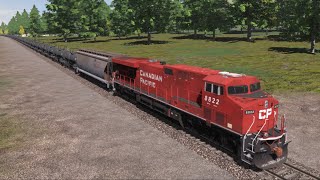 Trainz 2019 Canadian Rocky Mountains Baker Crk to West of Calgary Part 2