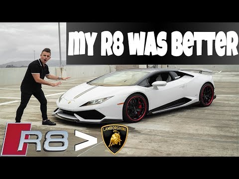 My Audi R8 VS My Lambo
