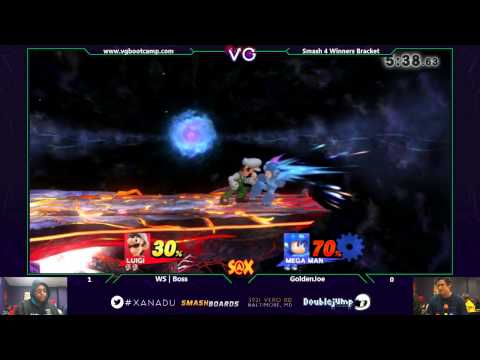 S@X - WS | Boss (Luigi) Vs. GoldenJoe (Megaman) SSB4 Winners Bracket - Smash 4 - Smash Wii U