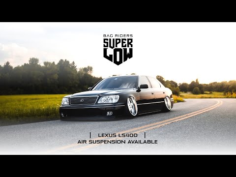 Bagged Lexus LS 400 | Super Low Air Suspension by Bag Riders
