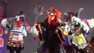 Emperor of Japan defeated the enemy generals. And build a peaceful, Japan Kagura "Jinrin"