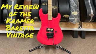 Video thumbnail for My Review of the Kramer Baretta Vintage by Rob L