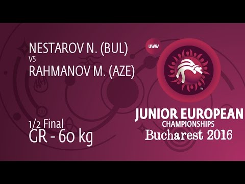 1/2 GR - 60 kg: M. RAHMANOV (AZE) df. N. NESTAROV (BUL), 7-1