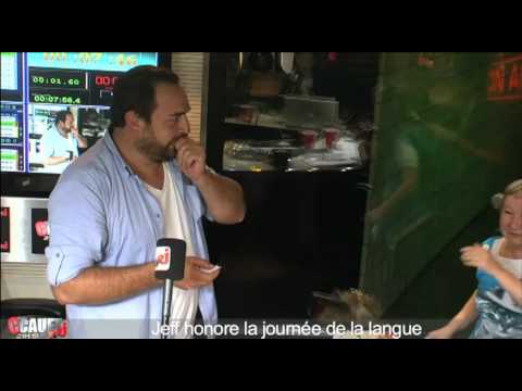 Jeff honore la journée de la langue - C'Cauet sur NRJ