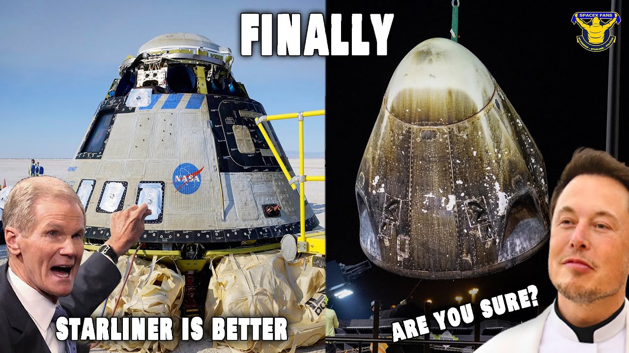 Somehow NASA just realized Boeing Starliner is BETTER than SpaceX Crew Dragon...