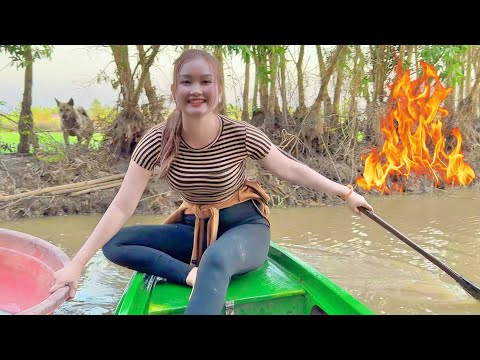 Bẫy Dính Cá Ngon Trúc Phương Tự Tay Nướng Mọi Trong Đêm