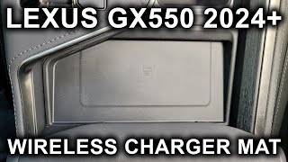 Lexus GX550 (2024-2025): Wireless Charger Rubber Mat Installation And Review!