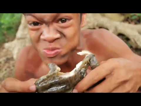 Cooking Frogs and eating So yummy - Frog Recipe in Jungle