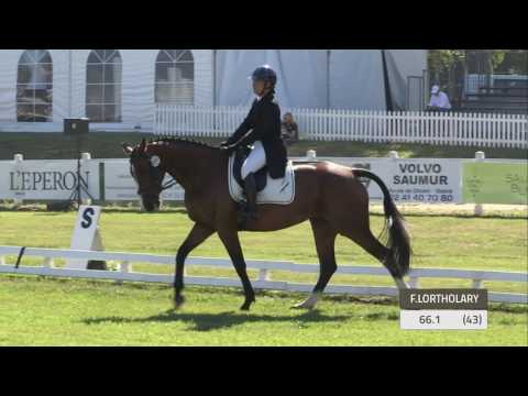 Fleur LORTHOLARY - CCI 2* Saumur - Epreuve dressage