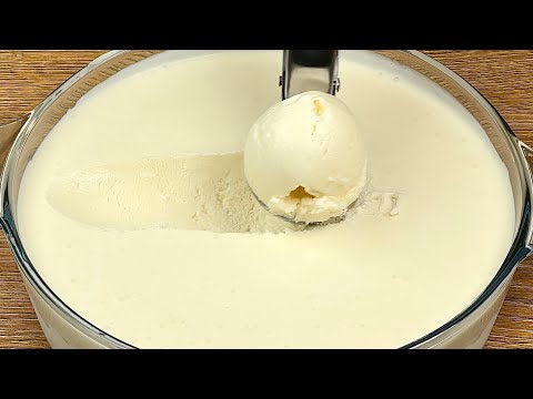 All you need is milk! The most delicious homemade ice cream in 10 minutes!
