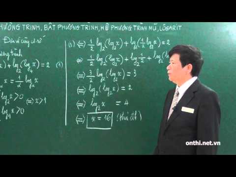 Chương 2-Bài 6-Phương trình, bất phương trình mũ và logarit (p1)