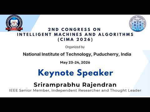 2nd Congress on Intelligent Machines and Algorithms (CIMA 2026)