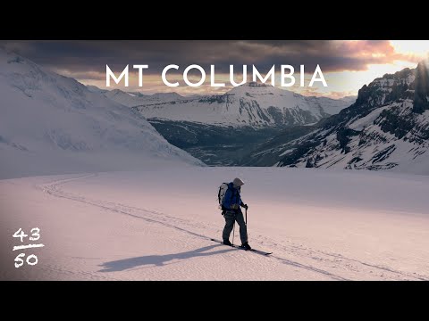 The FIFTY - 43/50 - Skiing the Biggest Mountain in AB, in a total Whiteout