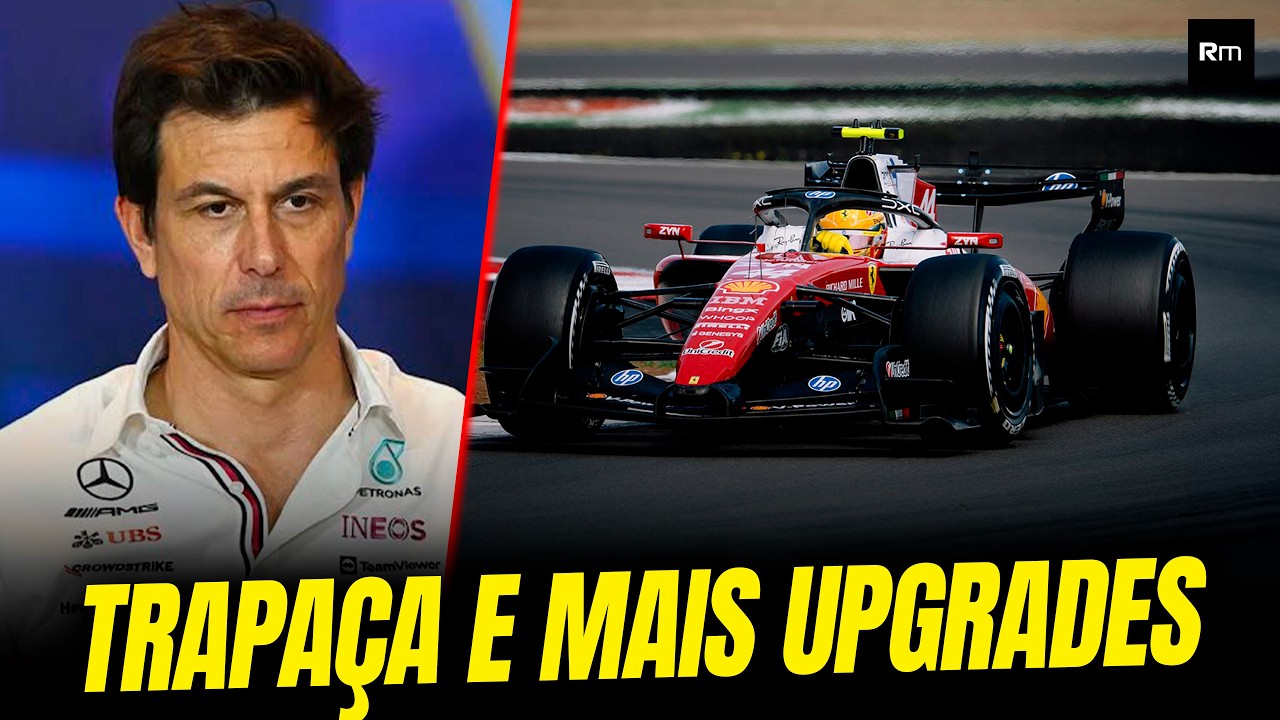 TRETA! WOLFF SUGERE TRAPAÇA DA FERRARI, MAS VERMELHOS TERÃO MAIS UPGRADES GRANDES EM BREVE