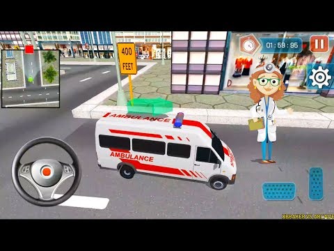 Ambulance Simulator Emergency Driving - Drive 911 Real City Ambulance - Android Gameplay