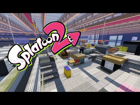 Splatoon 2 in minecraft Makomart!(updated)