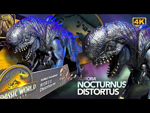 I Made A Custom Distortus Rex - 'Aurora' Nocturnus Distortus! Jurassic World Rebirth Dinosaurs