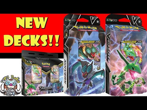 New V Battle Decks Revealed! Rayquaza V & Noivern V! (Pokémon TCG News)