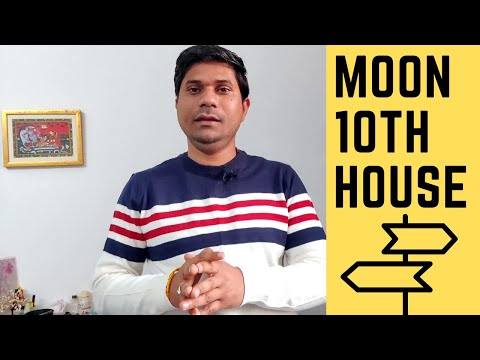 Moon in Tenth House in Vedic Astrology