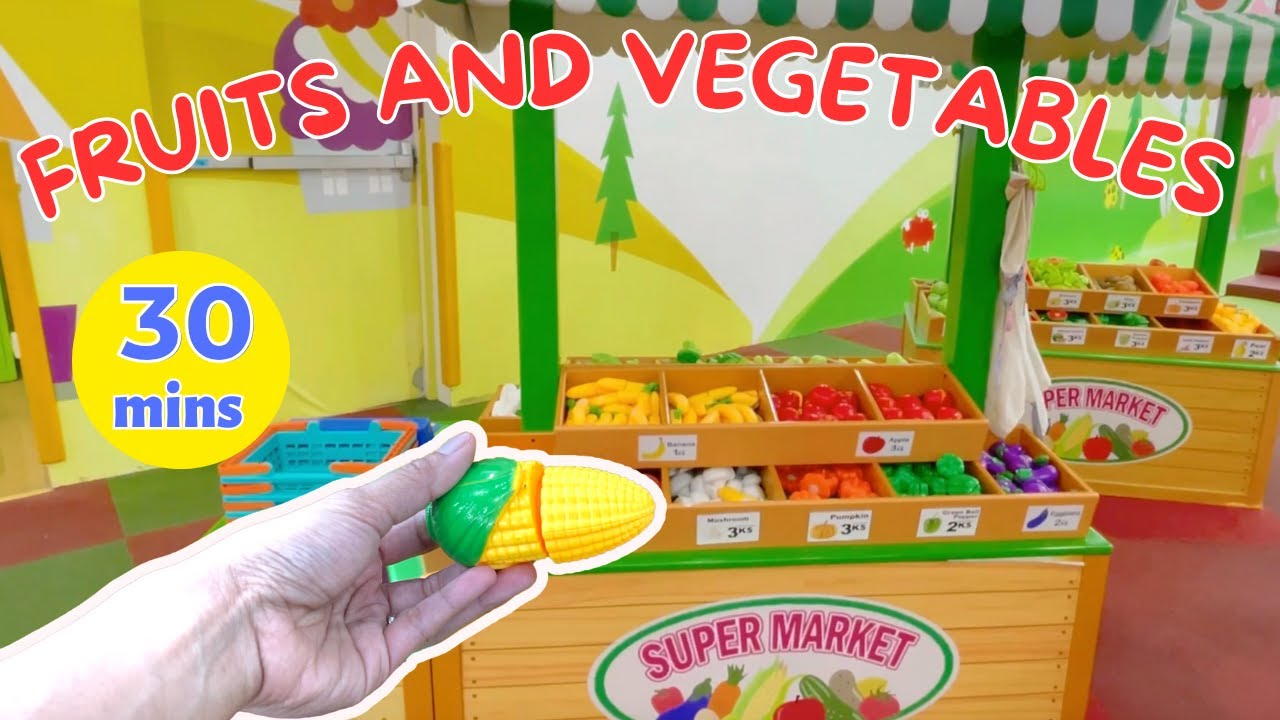 FRUITS NAME for Toddlers | Fruits and Vegetables for Kids |First Words for Babies English Vocabulary