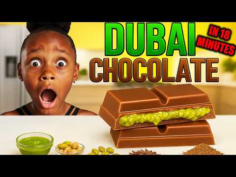 Layla Joy MAKES the BEST Homemade DUBAI CHOCOLATE in 18 mins
