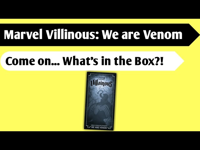 Vídeo relacionado con ***2022*** [AW LINES] Ravensburger Marvel Villainous - Venom Expansion