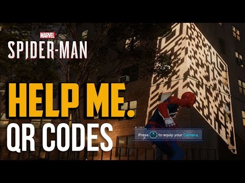 Spiderman PS4: QR Codes Photo Picture Locations (Internet Fame Side Mission)